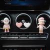 New Car Gift Car Perfume Fragrance Cute Cartoon Air Vent Decoration Car Aroma Diffuser Stone Car Interior Ornament Fragrance