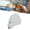 DIN Ray Indicator Light Red Yellow Green For Magnetic Starter Contactor LED Indicator Lamp Multifunctional DIN Rail Adjustable Delay Relay Timer AC