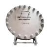 Carbon Steel Flame Arrestor Breathing Manhole with 304 Stainless Steel Hinged Cover for Storage Tanks