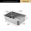 Lavabo Rectangular de Acero Inoxidable 304 Shengmingda