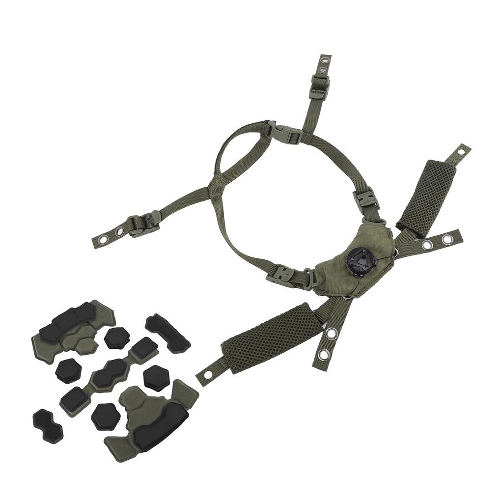 Helmet Liner System Internal Sponge Pad Adjustable Helmet Dial Suspension System Chin Strap for Fast for MICH for Wendy