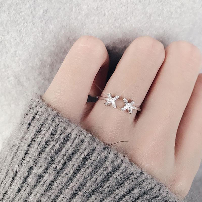 Lindon Classic Copper Alloy Zircon Ring Ladies Jewelry Wedding Promise Party Gift