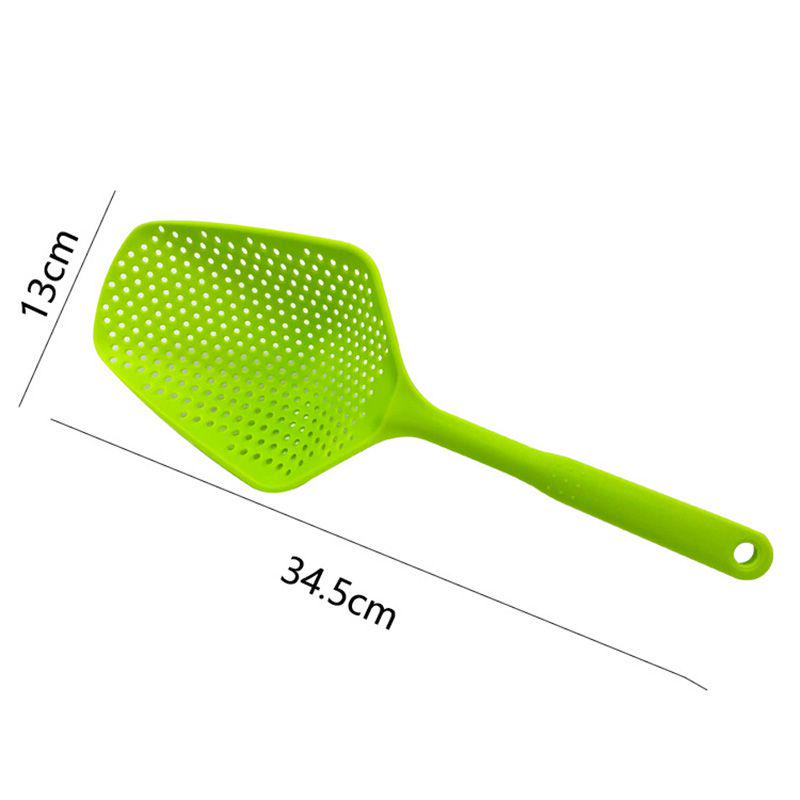 Premium Quality Cooking Shovel Vegetable Strainer Scoop Nylon Spoon Colander For Effortless Kitchen Use