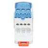 UKK80A Terminal Block Power Junction Box DIN Rail Mount Universal Electric Wire Splitter
