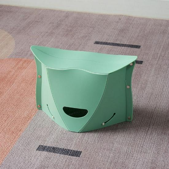 Portable Folding Plastic Stool for Travel and Outdoor Use