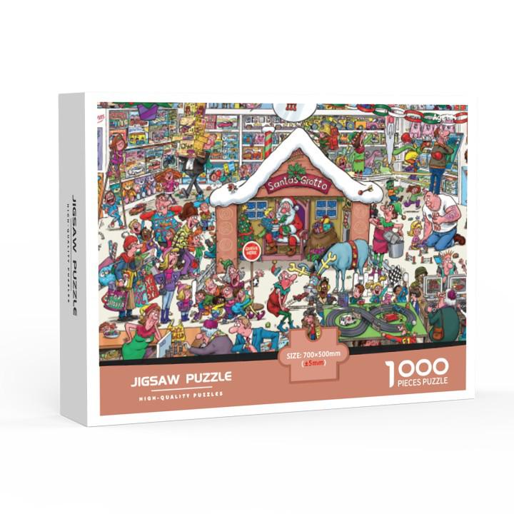 Adult Jigsaw Puzzle - 1000 Pieces, 70x50 CM White Cardboard