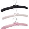 5PCS Coat Satin Padded Clothes Silk Wrapped Display Hanger Sponge Hangers Clothes Hanger