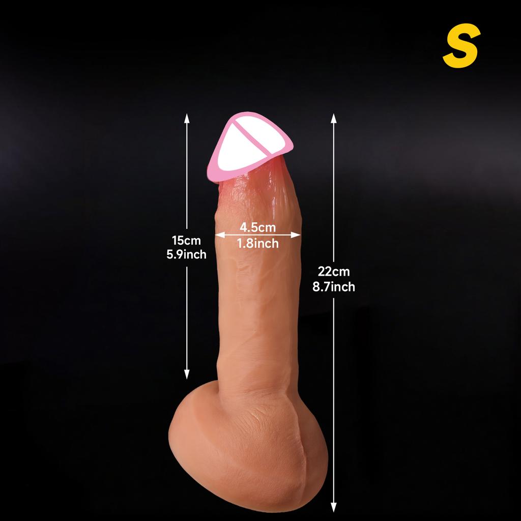 Super Soft Skin Feel Realistic Penis Thick Dildo Big Dick Gay Masturbators Silicone Suction Cup Anal Plug Sex Toys For Men Women