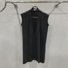 SUBHUMAN Men's Spring/Summer Dark Knitted V-Neck Sleeveless Tank Vest - Couple's Style