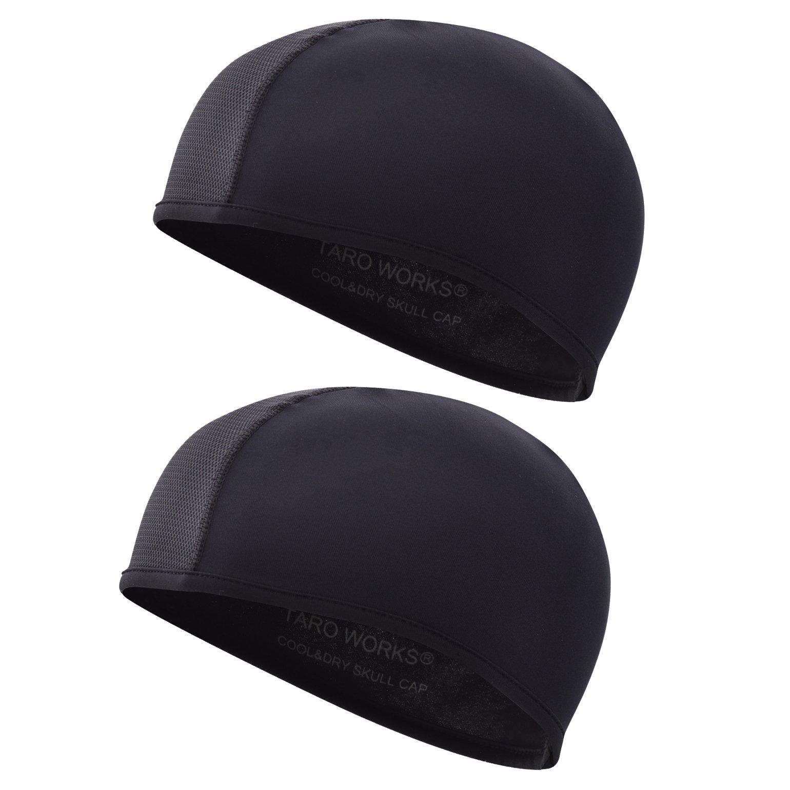 

Helmet Inner Beanie Skull No [TARO WORKS] Cap, Sweat-Wicking, Quick-Drying, Cap, Logo, 2-Pack
