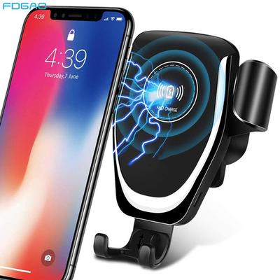 10w kabelloses Auto-Ladegerät für iPhone 14 13 12 11 Pro X Xs Max 8 Air Vent Schnelllade-Telefonhalter für Samsung S22 S21 S20