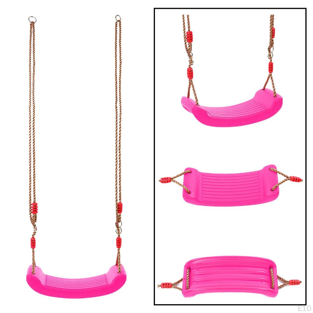 Swing Seat Rope Adjustable Chair for Jungle Indoor Outdoor Boys Girls