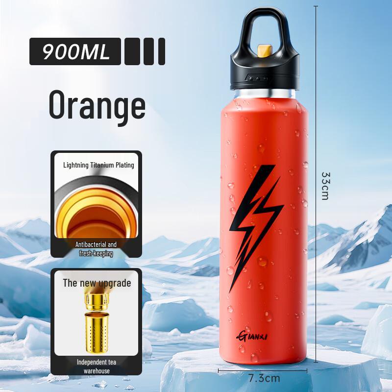 Tianxi Sports Insulated Bottle with One-Key Open Lid