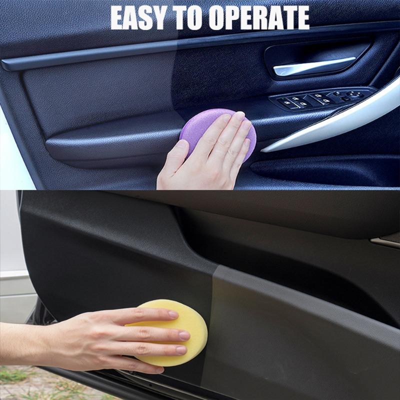 Automotive Plastic Repair Agent Restores Black Luster Refurbishes Plastic Leather Instrument Panels