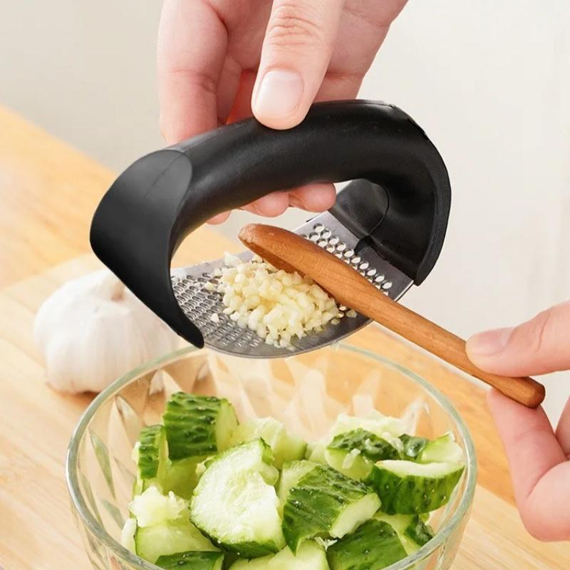 Concasor pentru presă de usturoi din oțel inoxidabil Tocator manual de tocat usturoi Instrument pentru tocat usturoi Fructe Legume Instrumente Accesorii pentru bucătărie Gadget