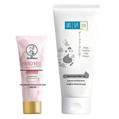Hautpflege-Duo: Handcreme & Reiniger Set