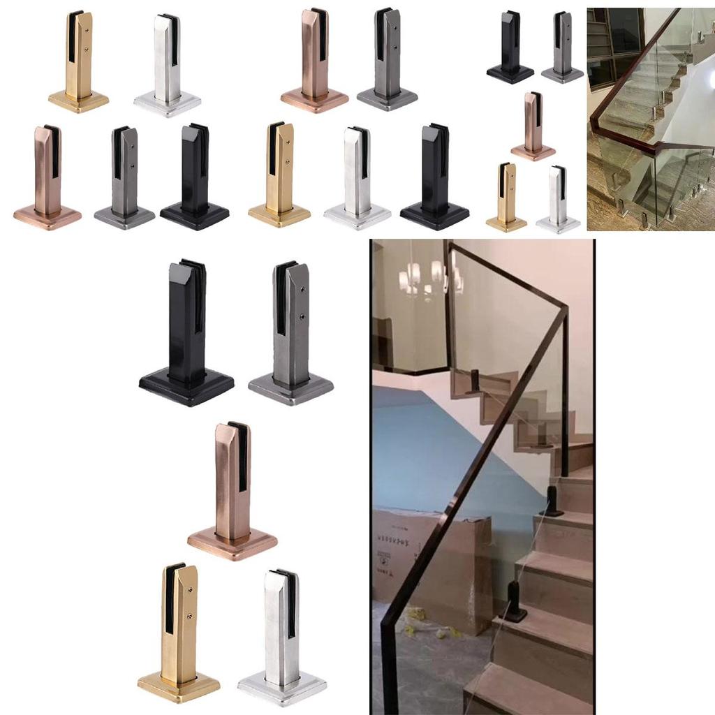 Modern And Minimalist Glass Clamp For Loft And Staircase 304 Stainless Steel
