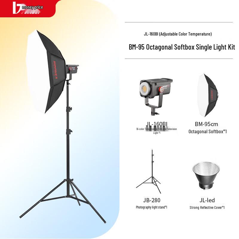 JINBEI JL-160BI 160W Bi-Color LED Fill Light Kit