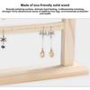 Organizzatore in Legno a 4 Strati Espositore per Oggetti di Scena Fotografica Gioielli Orecchini Ciondoli Collane Supporto Espositore Stoccaggio Showroom
