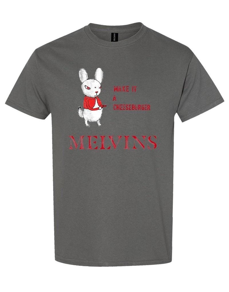 Melvins Everybody Loves Sausages Charcoal T-Shirt Unisex Heavy Cotton All Sizes XXXL
