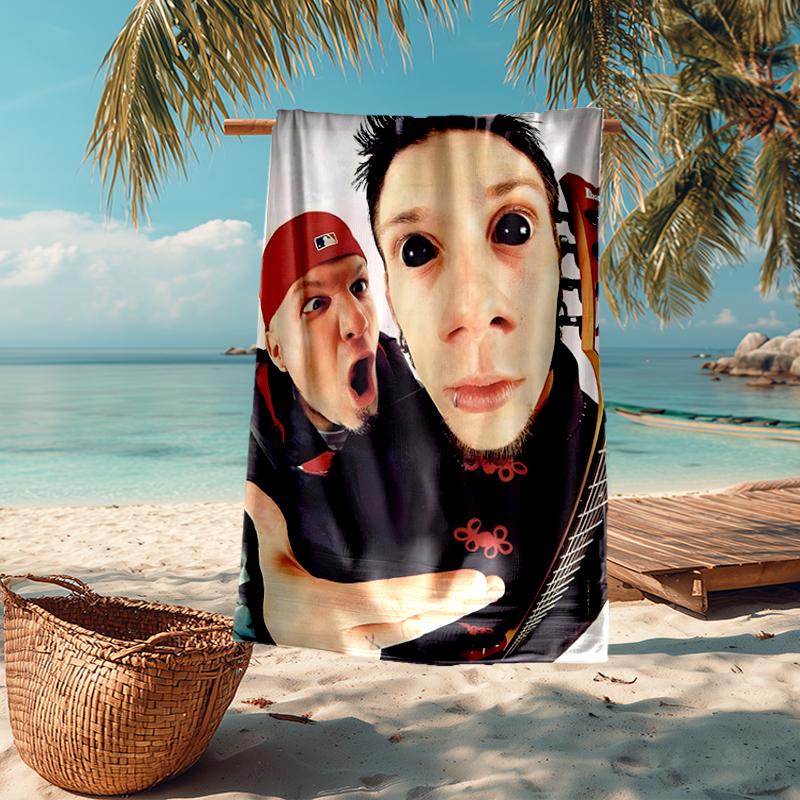 Limp Bizkit Fashion Beach Towel: Ideal for Summer Adventures Soft, Absorbent and Quick Drying Suitable for Swimming and Bathing