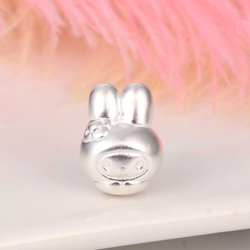 Sterling Silver My Melody Sanrio DIY Beaded Jewelry Kit серебряный