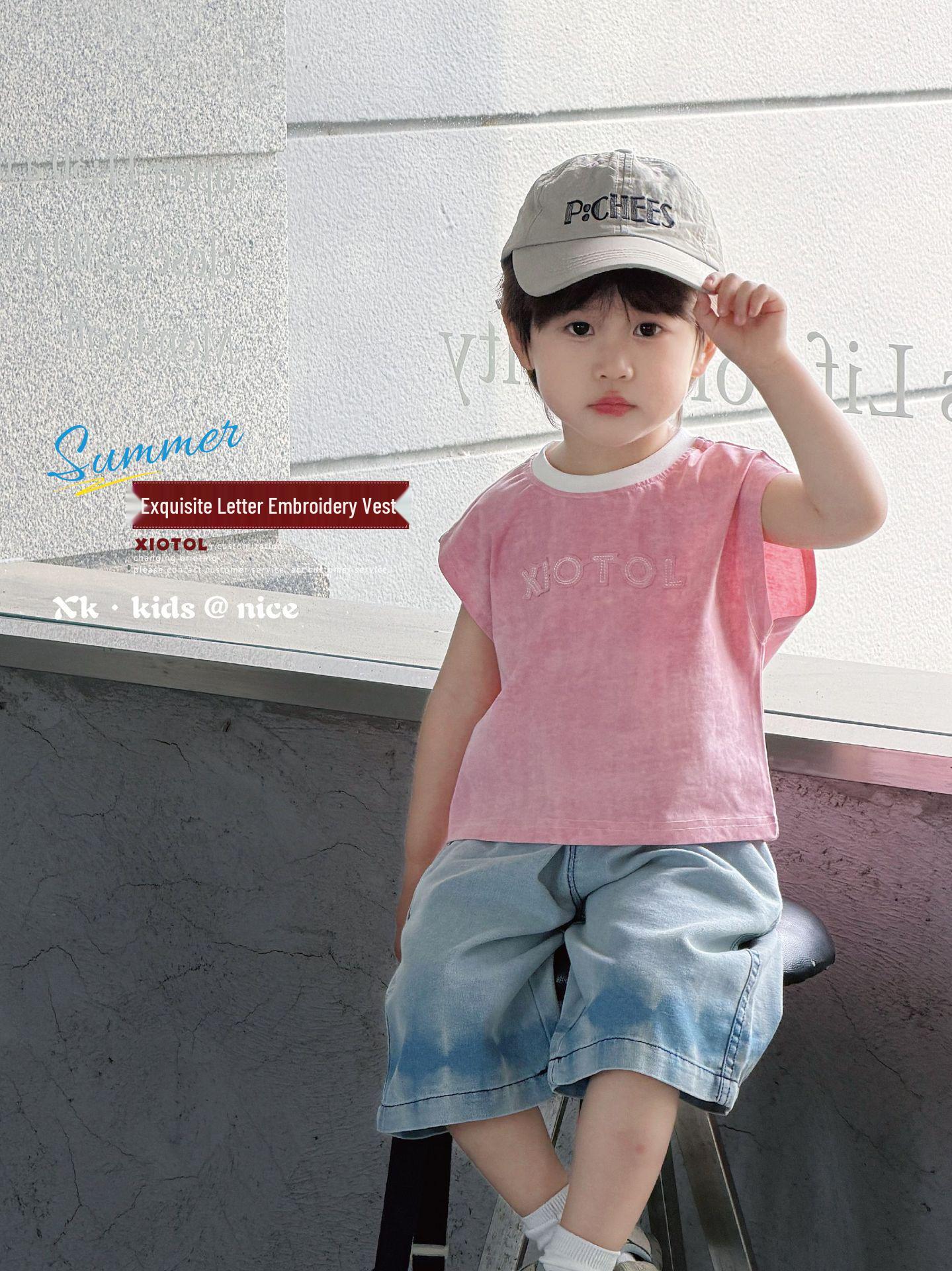 Boys Class A Cotton Modal Sleeveless Summer Vest 2026 130cm