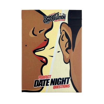 Tonight's Conversation Card Game Date Night Edition Over 100 Open-ended Questions