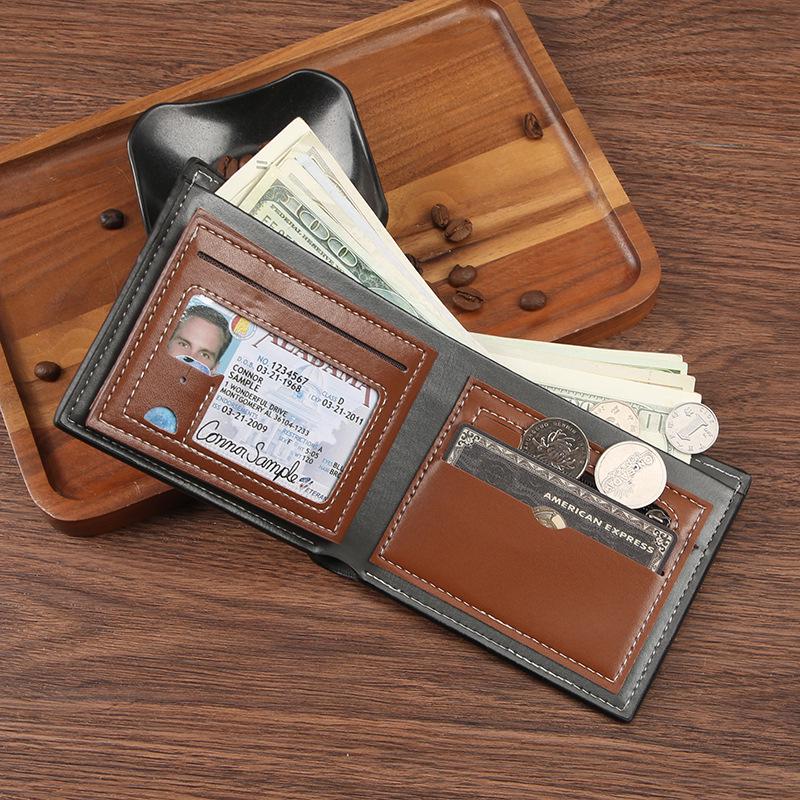 Men's Fashion Business Wallet with Multi-Card Slots
