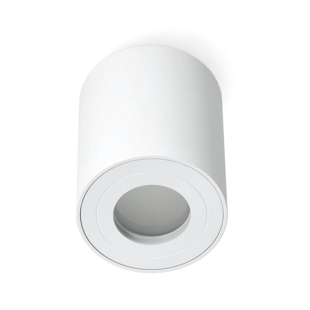 Ceiling Light Fixture 1xGU10 Round IP44 White