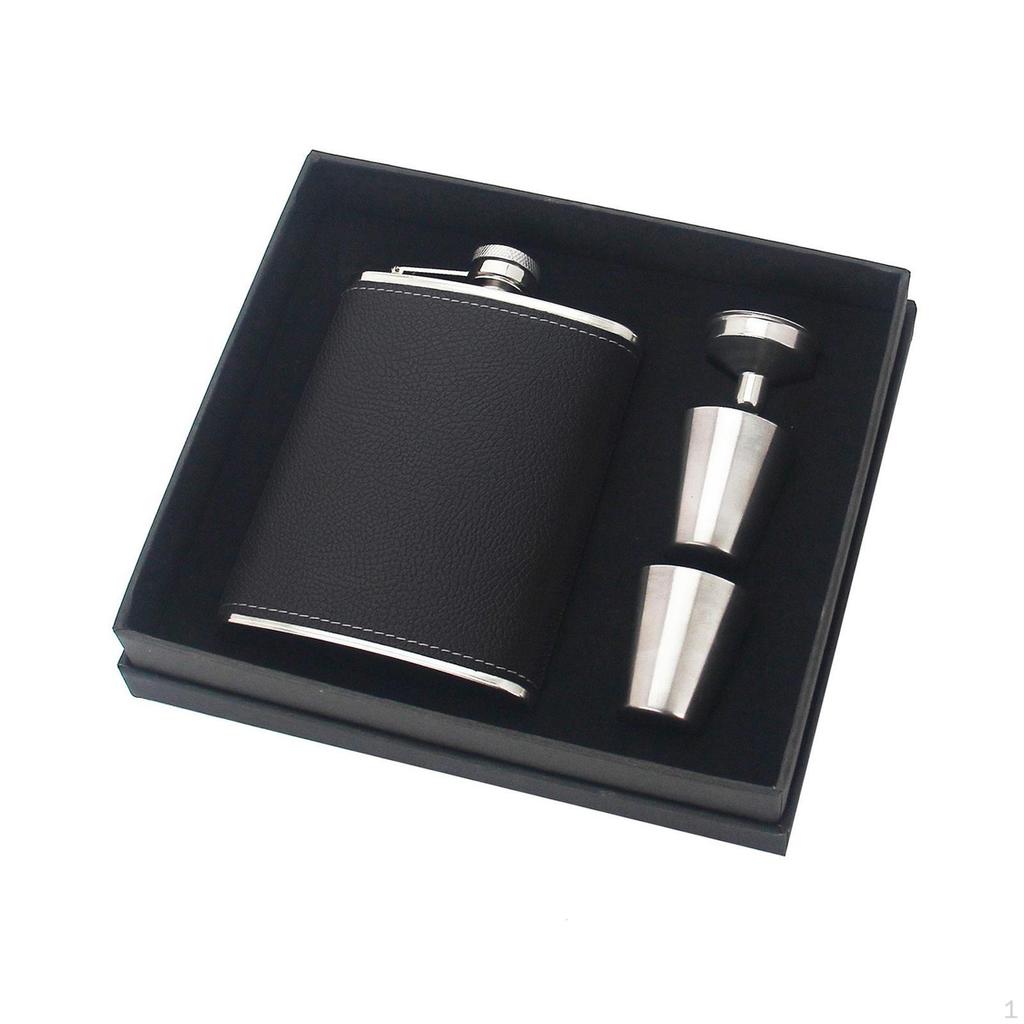Bottle, Gift Set, Easy Clean Vodka Lightweight Wine Pocket Flasks for Fishing,