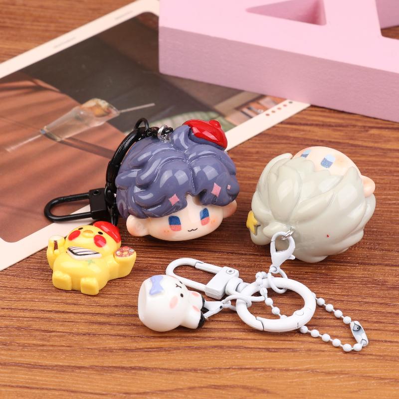 Love And Deepspace Anime Q Version Doll Pendant Keychain Mobile Ornament Backpack Decoration