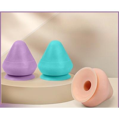 Adsorption Type Silicone Fascia Ball Massage Cone Foot Waist Back Shoulder Neck Fitness Meridian Acupoints Fascia Ball