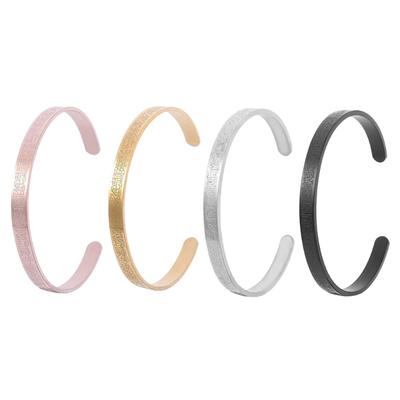 Bracciale a Manica Ayatul Kursi Acciaio Inossidabile Gioielli Personalità Calligrafia Islamica Arabo Messaggero di Dio Braccialetti
