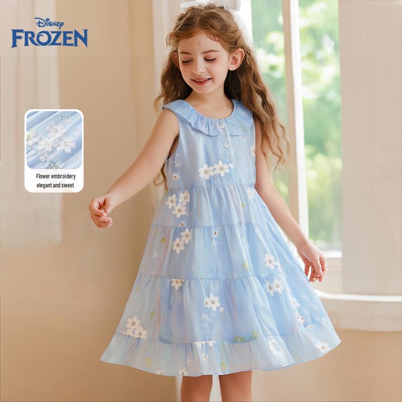 

Бе sleeveless платье для девочек Disney с цветочным принтом и принцессой 130