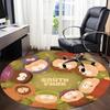 1pcSouth Park Characters Office Round Area Rug, Indoor Mat Suitable For Office, Bedroom Living Room Home Decor, Room Deco,  Offic A0928155
