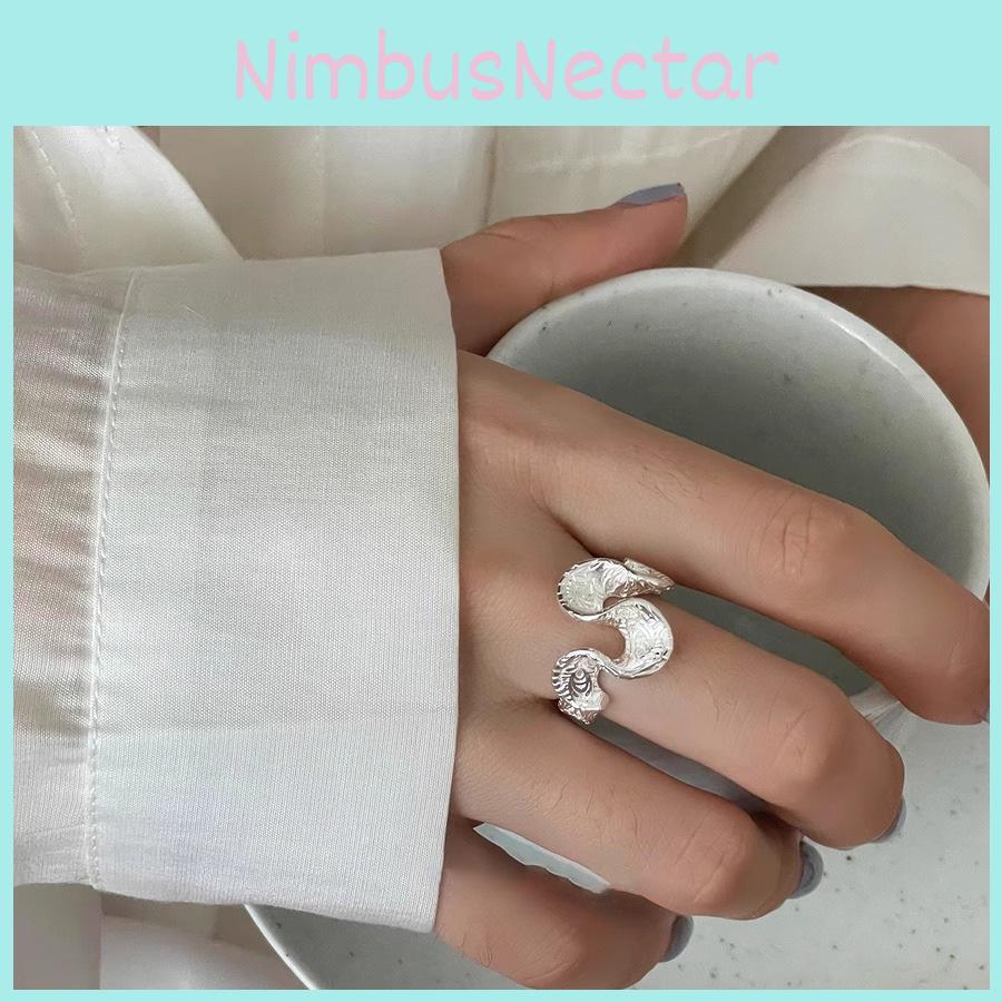 Elegant Minimalist Copper Twisted Open Ring With Geometric Design For Women