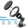 ML180 360 Degree Rotation Car Dashboard Mount Oval Magnetic Phone Holder Bracket with Adhesive Base