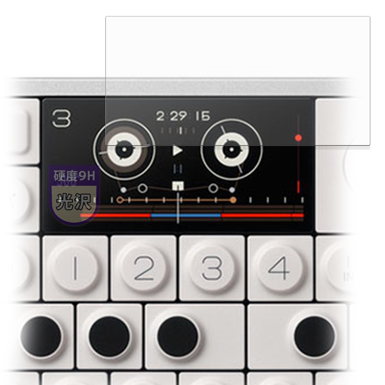 

MotoMoto Teenage Engineering Field Screen 9H Hardness Glass and Made in Japan OP-1 Protector, (Tempered Equivalent), Ultra-Clear Beautiful,