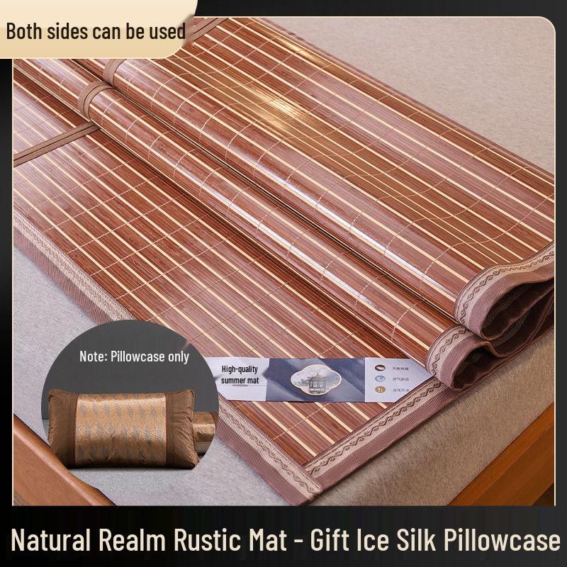 2026 Summer Bamboo Mat: Foldable, Double-Sided Cool Mat for Dormitory Bunk Beds with Free Shipping