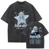 Zpěvačka Freya Skye Stars Align Tour 2026 Vintage Prané Trička Pánské Dámské Letní Estetické Oblečení Hip-hop Oversized Tričko