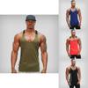 Hochwertiges Fitnessstudio Herren Muskel Ärmelloses Tanktop T-Shirt für Bodybuilding