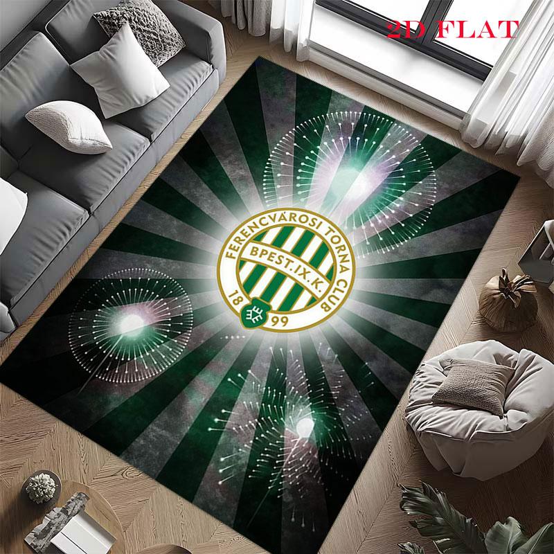 Ferencvaros Legacy Carpet Rug for Living Room Bedroom Home Sofa Decoration,Kids play Nonslip Floor Mat