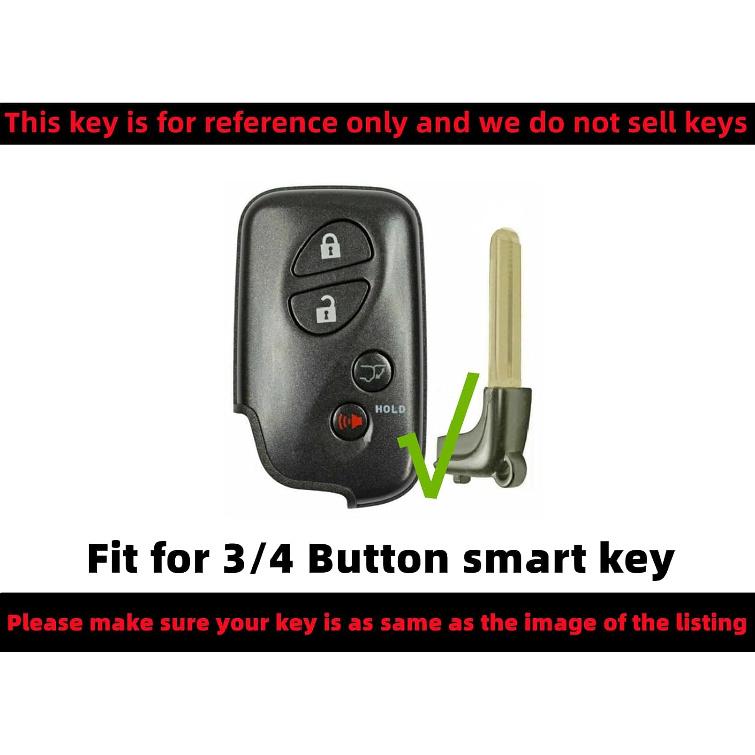 Silicone Rubber Key Fob Cover Compatible with 2005-2017 Lexus CT200h ES350 GS300 GS350 GS430 GS450h GS460 is F IS250 IS350 LS460 LS600h LX570 RX350
