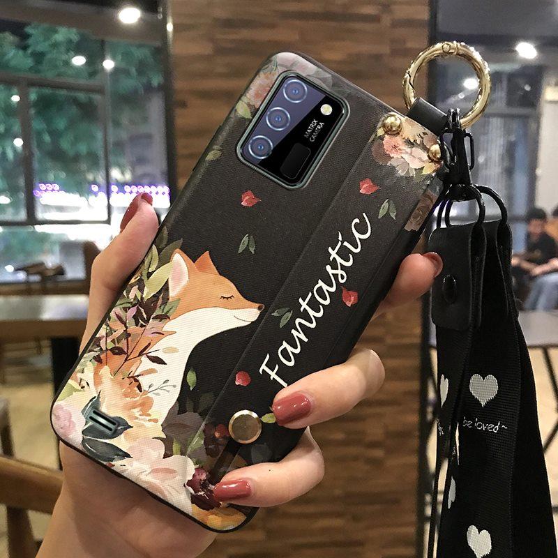 Водонепроницаемый ремешок на запястье Чехол для телефона для Oukitel C25 Подставка Шнурок Грязеотталкивающая Задняя крышка с кольцом Защитный Противоударный