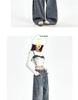 Wide-Leg American Style Retro Jeans for Women - Spring/Autumn 2026 Collection - Relaxed Fit, Baggy, and Floor-Length