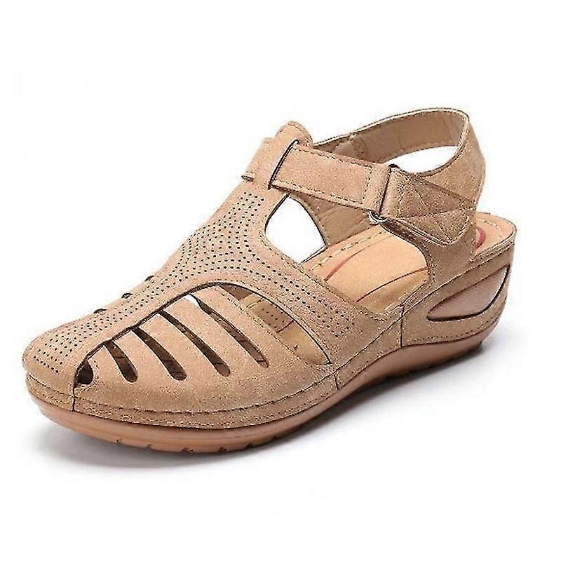 Women's Sandals Fashion Hole Shoes Non-Slip Round Toe Sandals 661