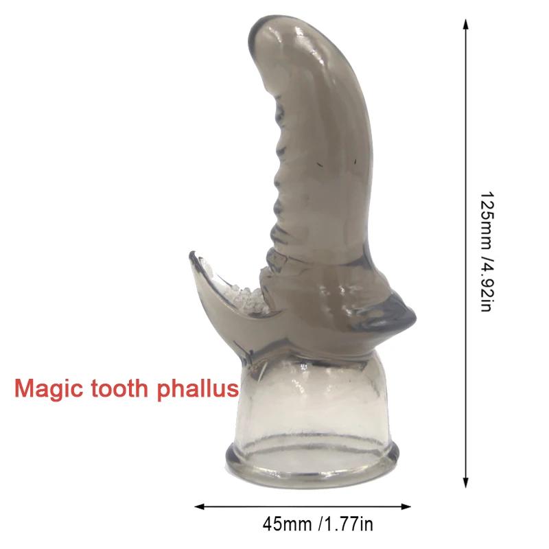 G-Punkt Stimulieren Vibrator Kopfhülle Erotisches Zubehör AV Stab Kopfkappe Magic Wand Aufsatz Erwachsenen Sexspielzeug für Frauen Massagegerät