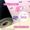 Allone Desk Mat, 140cm, for Electric Height-Adjustable Desks, Sanrio Characters, My Melody, 140 x 0.3 x 60cm, Stitched to Prevent Fraying, Non-Slip