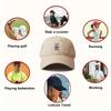 2Pcs Men's and Women's Net Red Baseball Cap Embroidered Duck Tongue Cap Fashion Biker Pendant Necklace Suit Fashion Sports Leisure Sunshade Sun Hat